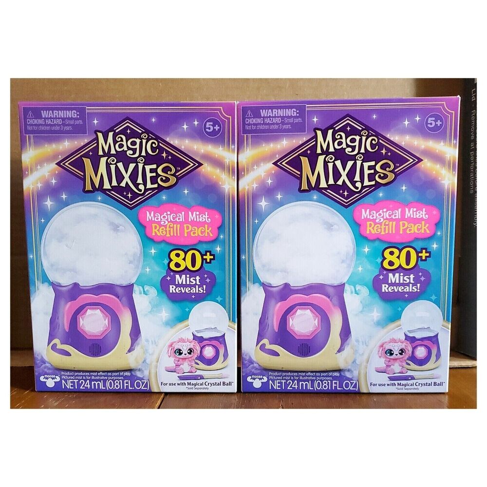 2 REFILL PACKS Magic Mixies Mist & Spells for Magic Cauldron & Crystal Ball NEW!
